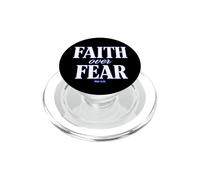 Fede sulla paura Filippesi 4:13 Versetto della Bibbia Cristiana PopSockets PopGrip per MagSafe