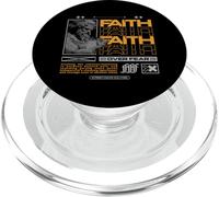 Fede sulla paura | Grafica audace di fede cristiana PopSockets PopGrip per MagSafe