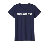 Fede sulla Paura Maglietta, Donna, Navy, XL