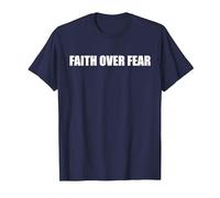 Fede sulla Paura Maglietta, Uomo, Navy, XL