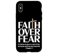 Fede sulla paura: perché Dio non ci ha dato uno spirito di paura Custodia per iPhone X/XS