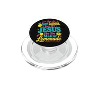Fede Umorismo Gesù trasforma le sfide della vita in umore limonata PopSockets PopGrip per MagSafe