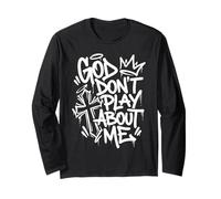 Fede Urbana Dio Non Gioca all'hip-Hop Cristiano Maglia a Manica