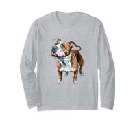 Fedele Compagno di Cani American Pit Bull Terrier Maglia a Manica