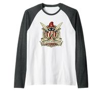 Fedele Opposizione dal 1776 Liberty cap Shield Crest Maglia con Maniche Raglan