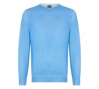 Fedeli - Maglione azzurro classico- comfort e stile eleganti - - Knitwear - Uomo - Blu - L