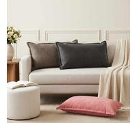 Federa 2 pcs HOUTEN Rosa 40 x 80 cm Velluto