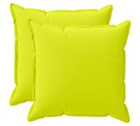 Federa 2 pz HOUTEN Verde brillante. 80 x 80 cm Poliestere