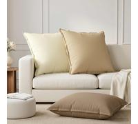 Federa 6 pz HOUTEN Beige 70 x 70 cm Poliestere