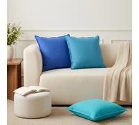 Federa 6 pz HOUTEN Turchese 60 x 60 cm Poliestere