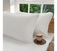 Federa antiacaro, 60 x 60 cm, set da 2 pezzi | Federa per cuscino anallergica, contro gli acari della polvere, biancheria da letto anallergica, antiacaro