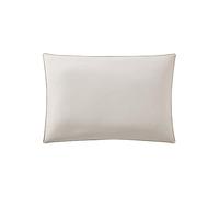 Federa Bicolore Cotone Bons Jours Beige 50x70 cm Essix