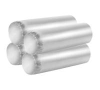 Federa cilindrica rotonda con cerniera nascosta, per supporto cervicale, in raso morbido e setoso, lavabile in lavatrice, per casa, ufficio, viaggi, quattro pezzi