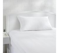 Federa copricuscino in cotone ipoallergenico 50 x 80 cm confezione da 2 bianco