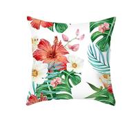 Federa Cuscini Pallet Impermeabili Federe Cuscino Quadrato da Divano Fiore Poliestere Copricuscini E Federe Copricuscini Tropical Federa Cuscino XXL Decorazione del Divano 40X40 cm