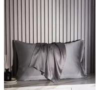 Federa Cuscino 100% Seta di Gelso Naturale Vera Seta Proteggi Pelle e Capelli