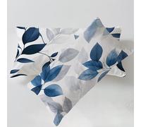 Federa Cuscino 40x70cm Blu Navy Federe Cuscini Divano Beige Copricuscini Decorativi Lino Set di 2 Con Cerniera Invisibile Facile da Pulire Utilizzato per Arredo La Casa e Regalo di Natale C0C1068