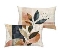 Federa Cuscino 50x70 cm Retro Velluto Cuscini per Divano, Set di 2 Europa settentrionale Cuscini Rettangolari Impermeabili Con Cerniera Invisibile, Soggiorno Sofá Patio Estate Decorativi Regalo 1B-370