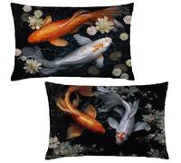 Federa Cuscino 50x80 cm Set di 2 Cuscino Animale Velluto Copricuscini Rettangolari Federe Cuscini Divano 50 x 80 Richiesta Stampa a Doppio Lato,Camera da Letto Soggiorno Decorazioni Autunnali LE-907