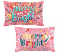 Federa Cuscino 60x80 cm Set di 2 Cuscino Rosa Velluto Copricuscini Rettangolari Federe Cuscini Divano 60 x 80 Poster Stampa a Doppio Lato per Camera da Letto Soggiorno Decorazioni Autunnali LE-817