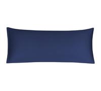 federa cuscino con Cerniera 100% fiocco lungo Cotone 300TC 1Pz, 20x48 Blu navy