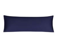 federa cuscino con Cerniera 100% fiocco lungo Cotone 300TC 1Pz, 21 x 55 blu navy