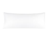 federa cuscino coprire Cerniera 100% fiocco lungo Cotone 300TC 1Pz, 21x55 bianco