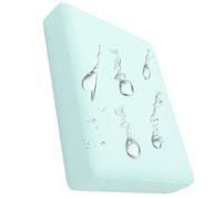 Federa Cuscino Impermeabile Copridivano Seduta di Ricambio con Cerniera Colore Unito Copriseduta Divano da Giardino Lavabile in Lavatrice per Esterno Da Giardino Terrazzo(Light blue,60x55x10cm)