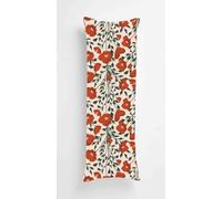 Federa Cuscino per il Corpo Fiore rosso, Body Pillow Case Impianto Super Morbido e Accogliente, con Cerniera Nascosta, per Camera da Letto, Soggiorno, Divano, federa Decorativa 50x150cm