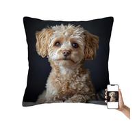 Federa Cuscino Personalizzata con Foto, Cuscino Personalizzato con Immagine / Testo, 60 x 30 Copricuscino Stampa Fronte - Retro, per Amanti Famiglia Amici Animali Domestici Regali Personalizzati P-1