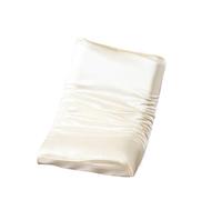 Federa In Seta Federa in seta di gelso da 22 momme for cuscino in lattice e memory foam, solida fodera for, protezione for capelli pelle, custodia decorativa per Capelli(White,1PCx40x60cm)