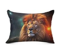 Federa Leone del Cielo Notturno Decorazioni Throw Pillowcase Anallergica Pillowcase per Sofa Bedroom Livingroom M