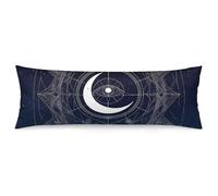 Federa lunga per capelli e pelle, simbolo geometrico sacro, viola, spazio, galassia, stelle, sole e luna mistici, moda, traspirante.