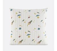 Federa per bambini, 30% cotone lavato riciclato, stampa con razzi, EGOR Altro 50 x 70 cm