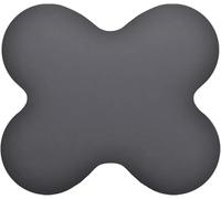 Federa per cuscini a farfalla come ACAMAR, federa con cerniera in doppio Jersey di cotone, non necessita di stiratura e può essere asciugata in asciugatrice, confezione singola, colore grigio scuro