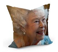 Federa per cuscino 40 x 40 cm Regina Elisabetta II Giubileo Platino Regina d'Inghilterra 2021