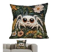 Federa per cuscino, 45,7 x 45,7 cm, motivo floreale con , in peluche, decorazione per dormitorio, camera da , divano, stanza dei bambini, appartamento, ufficio, hotel, patio, balcone