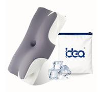 Federa per cuscino 65 x 35,6 cm, ipoallergenica, 82% poliammide e 18% elastan, 254 g, resistente e ipoallergenica, rimovibile, lavabile in lavatrice, per cuscino IDEA-257 A