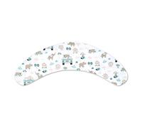 Federa per Cuscino allattamento e gravidanza 190cm - Guanciale laterale corpo per dormire sul fianco Supporto perfetto per il riposo e il relax Ideale per maternità e futuro mamme Forma a C Oeko-Tex