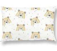 Federa per Cuscino Bambino 33x45 in Cotone OEKO-TEX - Copricuscino Morbido e Confortevole - Federa Cuscino Bambino - Ideale per la Camera del Piccolo - 10 Colori