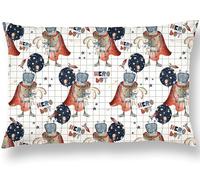 Federa per Cuscino Bambino 40x60 in Cotone OEKO-TEX - Copricuscino Morbido e Confortevole - Federa Cuscino Bambino - Ideale per la Camera del Piccolo - 10 Colori
