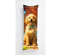Federa per Cuscino Cani carini 50x135cm, Animali con Stampa Digitale su Entrambi i Lati, Traspirante e Delicata sulla Pelle, per Dormire sul Fianco, federa Lunga per Divano Camera Da Letto