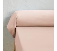 Federa per cuscino cilindrico tinta unita percalle cotone bio Scenario Rosa 85 x 185 cm