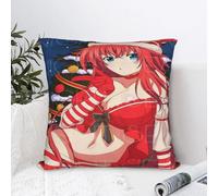 Federa per cuscino con motivo anime Chrismas Rias Grimory High School DxD Anime federa per cuscino retrò trendy per soggiorno letto sedia