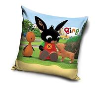 Federa per cuscino da bambini 40 x 40 Bing con cane in poliestere originale Acamar.