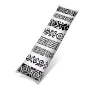 Federa per Cuscino da Lettura 40x120 cm, Fodera per Cuscino Lungo da Corpo Velluto, Copricuscino per Dormire di Lato con Cerniera Invisibile, Cuscini Letto Matrimoniale In bianco e nero Clan 0J-267