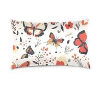 Federa per cuscino da viaggio con cerniera standard e queen size, 100% cotone, idea regalo per donne e uomini fundas para almohada decorativas 50,8 x 76,2 cm, set da 2