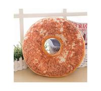 Federa per cuscino in peluche 3D a forma di ciambella, per divano, auto, decorazione per la casa-4