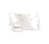 Federa per cuscino in raso Kitsch King, set da 2 pezzi, pi morbida della seta di gelso, per rinfrescare capelli e pelle, 19x36 pollici, federa i