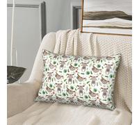 Federa per cuscino in seta per capelli e pelle, motivo: bradipo carino, federa per cuscino rinfrescante, dimensioni standard, 50,8 x 76,2 cm, federa in morbido raso con cerniera, per donne e uomini